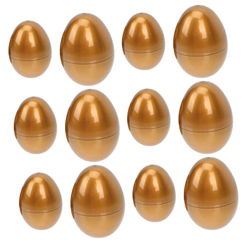 BESPORTBLE 12 Stück Teiliges Goldene Ostereier Geschenkboxen aus Befüllbare Eierverpackungen für Osterdeko Party und DIY Bastelideen Dekorative Eier für Festtagsgestaltung BESPORTBLE 12 Stück Teiliges Goldene Ostereier Geschenkboxen aus Befüllbare Eierverpackungen für Osterdeko Party und DIY Bastelideen Dekorative Eier für Festtagsgestaltung von BESPORTBLE