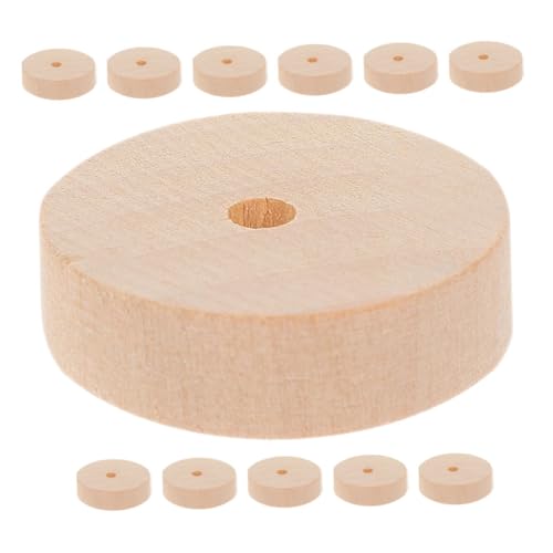 BESPORTBLE 12 Stück Teiliges Holzräder Ømm für DIY Bastelprojekte Flache Unbehandelte Holzwagenräder aus Robustem Holz Vielseitig für Modellbau und Kreative Spielzeugherstellung BESPORTBLE 12 Stück Teiliges Holzräder Ømm für DIY Bastelprojekte Flache Unbehandelte Holzwagenräder aus Robustem Holz Vielseitig für Modellbau und Kreative Spielzeugherstellung von BESPORTBLE