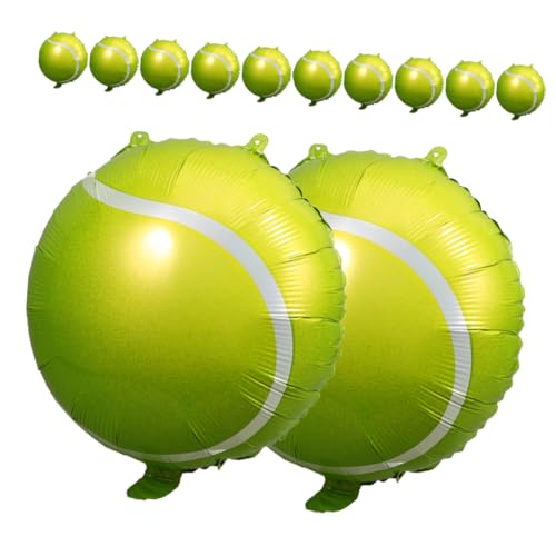 BESPORTBLE 12 Stück Teiliges Tennisball Luftballons Leichte Langlebige Sport Deko für Tennis Mottopartys Einfach Aufzublasen für Indoor und Outdoor Geburtstag Sichere Materialien BESPORTBLE 12 Stück Teiliges Tennisball Luftballons Leichte Langlebige Sport Deko für Tennis Mottopartys Einfach Aufzublasen für Indoor und Outdoor Geburtstag Sichere Materialien von BESPORTBLE
