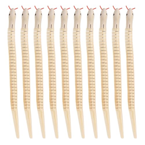BESPORTBLE 12 Stück natürliche, unbehandelte Wackelschlangen aus Holz, 30 cm, Flexible Holzschlange für Kunst und Handwerk, Geburtstagsparty-Zubehör, Halloween-Requisitenspielzeug BESPORTBLE 12 Stück natürliche, unbehandelte Wackelschlangen aus Holz, 30 cm, Flexible Holzschlange für Kunst und Handwerk, Geburtstagsparty-Zubehör, Halloween-Requisitenspielzeug von BESPORTBLE