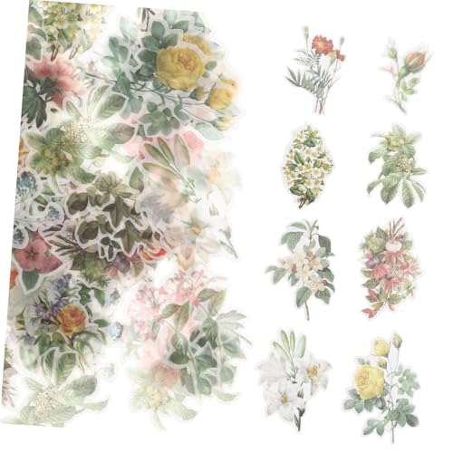 BESPORTBLE 120 Stück Teiliges Retro Blumen Sticker Vintage Scrapbooking Aufkleber für DIY Journaling Laptop Notizbuch und Wanddekoration Selbstklebend Vielseitig Einsetzbar für Basteln und BESPORTBLE 120 Stück Teiliges Retro Blumen Sticker Vintage Scrapbooking Aufkleber für DIY Journaling Laptop Notizbuch und Wanddekoration Selbstklebend Vielseitig Einsetzbar für Basteln und von BESPORTBLE