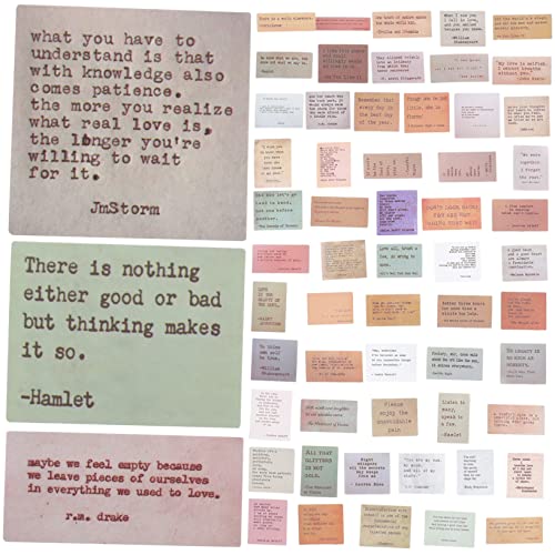 BESPORTBLE 120Stücke Inspirierende Aufkleber für Scrapbooking und Journaling Wasserdichte Zitate Sticker für DIY Projekte Personalisierte Dekorationen und für Kreative von BESPORTBLE