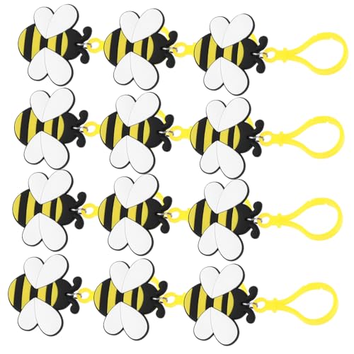 BESPORTBLE 12Stücke Bienen Schlüsselanhänger Dekorationen Für Taschen Und Rucksäcke Niedliche Bienenschlüsselringe Für Partys Und Zufällige Farben BESPORTBLE 12Stücke Bienen Schlüsselanhänger Dekorationen Für Taschen Und Rucksäcke Niedliche Bienenschlüsselringe Für Partys Und Zufällige Farben von BESPORTBLE