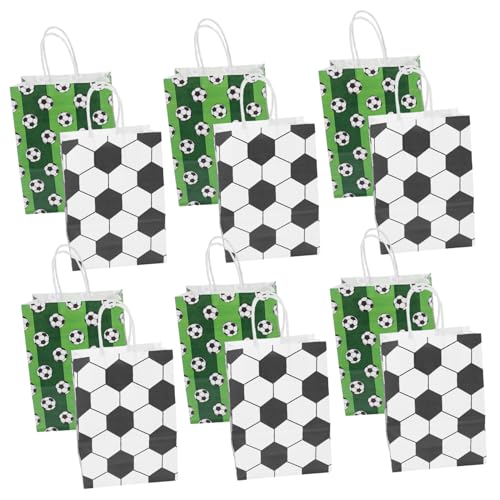 BESPORTBLE 12Stücke Fußball Geschenktüten Aus Kraftpapier Geschenkbeutel Für Sportpartys Geburtstagsfeiern Mitgebsel Geschenktaschen Für Laden BESPORTBLE 12Stücke Fußball Geschenktüten Aus Kraftpapier Geschenkbeutel Für Sportpartys Geburtstagsfeiern Mitgebsel Geschenktaschen Für Laden von BESPORTBLE