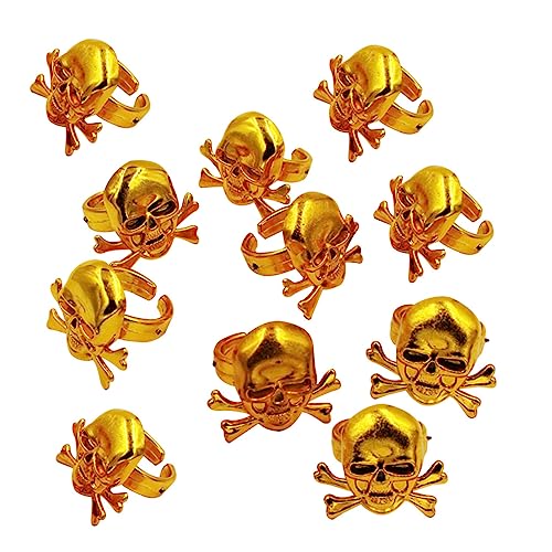 BESPORTBLE 12Stücke Goldene Piratenringe Für Totenkopfringe Als Dekoration Für Piratenkostüme Halloween Partys Und Requisiten BESPORTBLE 12Stücke Goldene Piratenringe Für Totenkopfringe Als Dekoration Für Piratenkostüme Halloween Partys Und Requisiten von BESPORTBLE