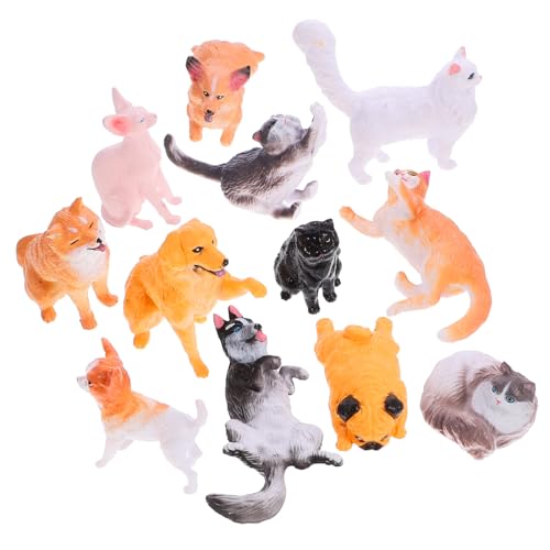 BESPORTBLE 12Stücke Realistische Und Katzenfiguren Tiermodelle Für Tischdekoration Lernspielzeug Und Cake Topper Geschenkidee BESPORTBLE 12Stücke Realistische Und Katzenfiguren Tiermodelle Für Tischdekoration Lernspielzeug Und Cake Topper Geschenkidee von BESPORTBLE