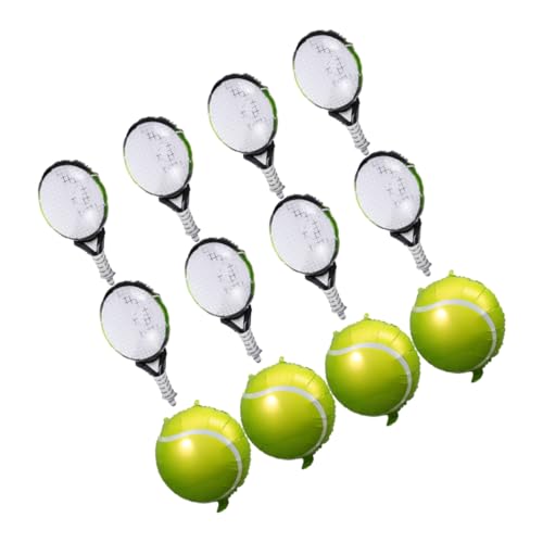 BESPORTBLE 12Stücke Tennis Luftballons Grüne Dekorationen für Geburtstagsfeiern Folienballons und Tennisschläger Sportliche Motto Partys BESPORTBLE 12Stücke Tennis Luftballons Grüne Dekorationen für Geburtstagsfeiern Folienballons und Tennisschläger Sportliche Motto Partys von BESPORTBLE
