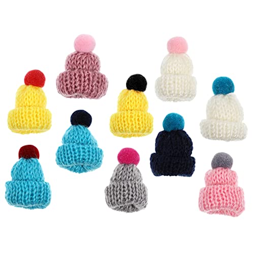 BESPORTBLE 12stücke Miniatur Hüte Für DIY Basteln Bunte Dekorative Puppenhüte Und Flaschendekorationen Weihnachts Und Partyaccessoires von BESPORTBLE