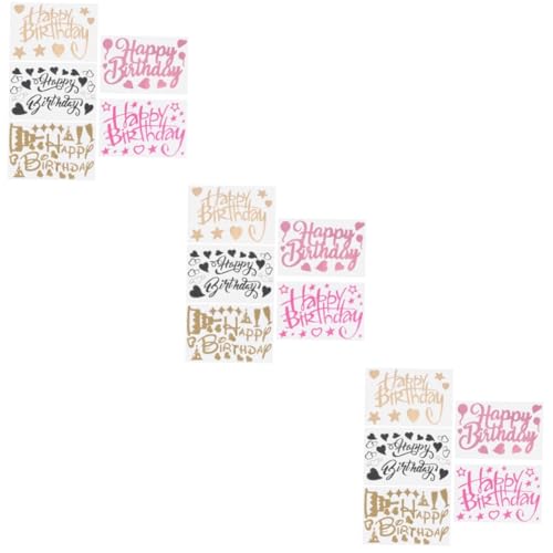 BESPORTBLE 15 Stck Bunte Geburtstagsparty Aufkleber Transparente Ballon Dekoration Sticker Einfache Anwendung Vielseitig für Luftballons Wände und Fenster Festliche Party Deko BESPORTBLE 15 Stck Bunte Geburtstagsparty Aufkleber Transparente Ballon Dekoration Sticker Einfache Anwendung Vielseitig für Luftballons Wände und Fenster Festliche Party Deko von BESPORTBLE
