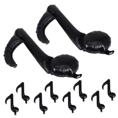 BESPORTBLE 15 Stück Teiliges Musical Note Folienballons Schwarze Party Dekoration aus Aluminiumfolie Stilvolle Musiknoten Luftballons für Geburtstagsfeier Bar und Konzertdeko BESPORTBLE 15 Stück Teiliges Musical Note Folienballons Schwarze Party Dekoration aus Aluminiumfolie Stilvolle Musiknoten Luftballons für Geburtstagsfeier Bar und Konzertdeko von BESPORTBLE