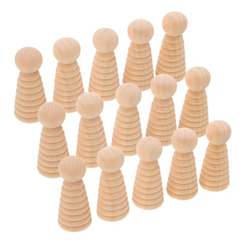 BESPORTBLE 15 Stück Teiliges Unbemalter Holzpuppen mit Schraubdesign DIY Miniatur Holzfiguren zum Bemalen Vielseitige Handgefertigte Holz Menschen für Kreative Bastelprojekte und BESPORTBLE 15 Stück Teiliges Unbemalter Holzpuppen mit Schraubdesign DIY Miniatur Holzfiguren zum Bemalen Vielseitige Handgefertigte Holz Menschen für Kreative Bastelprojekte und von BESPORTBLE