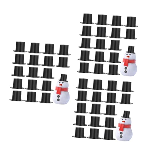 BESPORTBLE 150 Stck Teiliges Mini Hüte Schwarz Multifunktionale DIY Schneemann Deko Filigrane Puppenhüte für Weihnachten Fasching Party Handgefertigte Accessoires Kawaii Kleine BESPORTBLE 150 Stck Teiliges Mini Hüte Schwarz Multifunktionale DIY Schneemann Deko Filigrane Puppenhüte für Weihnachten Fasching Party Handgefertigte Accessoires Kawaii Kleine von BESPORTBLE