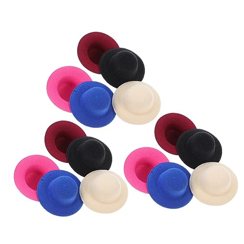 BESPORTBLE 15Stücke Puppenhüte DIY Bastelzubehör für Puppenmodelle Kreative Hüte für Puppen für Schmuckherstellung und Puppenbekleidung für Verschiedene von BESPORTBLE