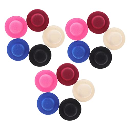 BESPORTBLE 15Stücke Puppenhüte DIY Puppenkappen Für Kreative Bastelprojekte Und Puppenhaus Zubehör Für Dekoration Und Puppenstyling von BESPORTBLE