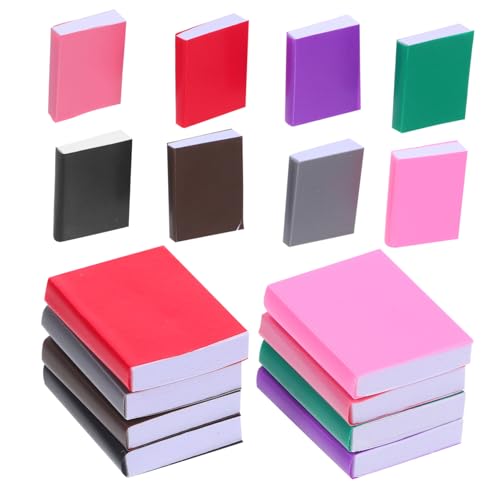 BESPORTBLE 16 Stück Maßstab Bunte Blanko Mini Bücher Miniatur Bibliothek Zubehör für DIY Puppenhaus Dekoration Bjd Szenen Props BESPORTBLE 16 Stück Maßstab Bunte Blanko Mini Bücher Miniatur Bibliothek Zubehör für DIY Puppenhaus Dekoration Bjd Szenen Props von BESPORTBLE
