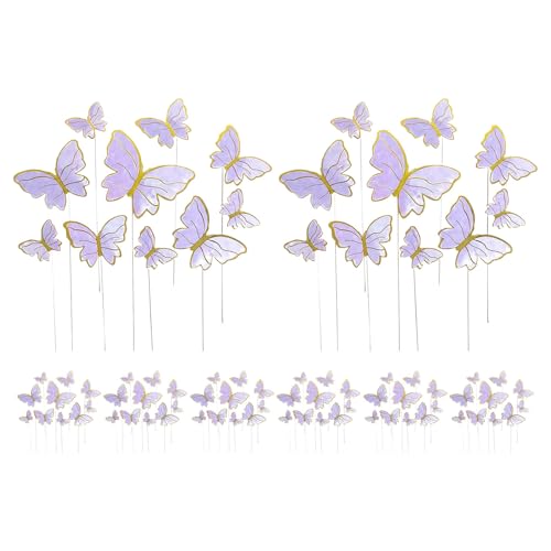 BESPORTBLE 160er Set Schmetterling Tortendeko: Geburtstag- und Cupcake-Topper für Damen, Hochzeiten, Babypartys und Feen-Mottopartys BESPORTBLE 160er Set Schmetterling Tortendeko: Geburtstag- und Cupcake-Topper für Damen, Hochzeiten, Babypartys und Feen-Mottopartys von BESPORTBLE
