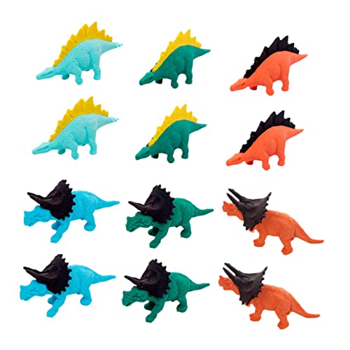 BESPORTBLE 16Stücke Radiergummis Dinosaurierform Lustige Schulmaterialien Für Kindergarten Schule von BESPORTBLE