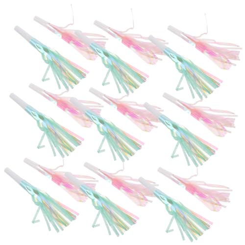 BESPORTBLE 18 Stück Teiliges Party Blower Metallic Fransen Tröten mit Bunten Streamern Kompakt und Leicht Vielseitig Einsetzbar für Geburtstage Silvester Abschlussfeiern und BESPORTBLE 18 Stück Teiliges Party Blower Metallic Fransen Tröten mit Bunten Streamern Kompakt und Leicht Vielseitig Einsetzbar für Geburtstage Silvester Abschlussfeiern und von BESPORTBLE