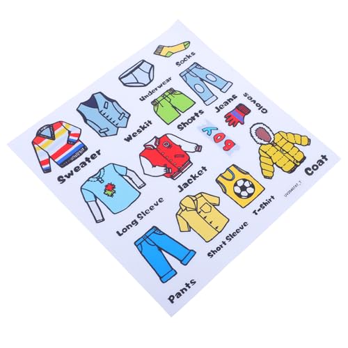BESPORTBLE 1Blatt Kleidung Sortieraufkleber Abnehmbarer Etikettenaufkleber zur Organisation von Kleiderschränken Material für Heimdekoration Klassifizierung BESPORTBLE 1Blatt Kleidung Sortieraufkleber Abnehmbarer Etikettenaufkleber zur Organisation von Kleiderschränken Material für Heimdekoration Klassifizierung von BESPORTBLE