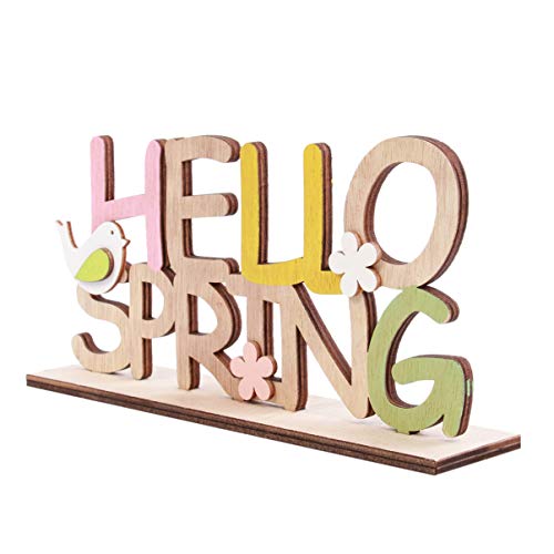 BESPORTBLE 1PC Easter English Letters Decor Wooden English Letters Crafts HELLO SPRING Design Craftwork Creative Simple Easter Desktop Ornaments BESPORTBLE 1PC Easter English Letters Decor Wooden English Letters Crafts HELLO SPRING Design Craftwork Creative Simple Easter Desktop Ornaments von BESPORTBLE