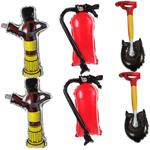 BESPORTBLE 1Satz Aufblasbare Feuerwehrmann Luftballons Deko für Geburtstagsfeiern und Ballons Aluminiumfolie Wiederverwendbar Party BESPORTBLE 1Satz Aufblasbare Feuerwehrmann Luftballons Deko für Geburtstagsfeiern und Ballons Aluminiumfolie Wiederverwendbar Party von BESPORTBLE