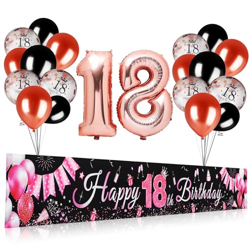 BESPORTBLE 1Satz Geburtstagsdekorationen mit Hängedekoration Luftballons und Banner für Festliche Anlässe Elegantes Design für Geburtstagsfeiern und Andere Feierlichkeiten Langlebige BESPORTBLE 1Satz Geburtstagsdekorationen mit Hängedekoration Luftballons und Banner für Festliche Anlässe Elegantes Design für Geburtstagsfeiern und Andere Feierlichkeiten Langlebige von BESPORTBLE