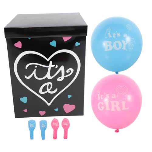BESPORTBLE 1Satz Geschlechtsenthüllungsbox Für Babyparty Ballonbox Für Jungen Ballons Und Dekoration Für Gender Reveal von BESPORTBLE