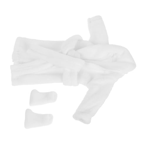 BESPORTBLE 1Satz Puppen Bademantel Set Mit Weißer Bademantel Und Zubehör Für Puppen Kleidung Für Mini Puppen Puppenmode Und Puppenzubehör BESPORTBLE 1Satz Puppen Bademantel Set Mit Weißer Bademantel Und Zubehör Für Puppen Kleidung Für Mini Puppen Puppenmode Und Puppenzubehör von BESPORTBLE
