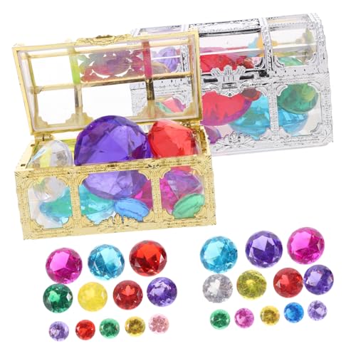 BESPORTBLE 1Satz Tauchjuwelen Kunststoff Diamant Edelsteine Für Poolspielzeug Schatzsuche Und Party Mitgebsel Unterwasser Für Kreatives von BESPORTBLE