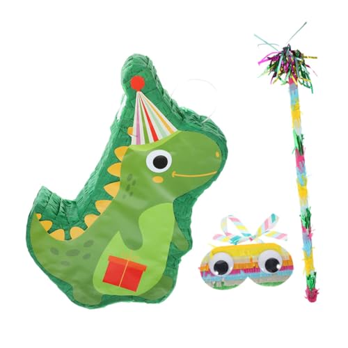 BESPORTBLE 1Satz Teiliges Dinosaurier Pinata Für Geburtstagsfeiern Hängende Pinata Dekoration Augenmaske Lustiges Partyspiel Für Kindergeburtstag Und Mottopartys BESPORTBLE 1Satz Teiliges Dinosaurier Pinata Für Geburtstagsfeiern Hängende Pinata Dekoration Augenmaske Lustiges Partyspiel Für Kindergeburtstag Und Mottopartys von BESPORTBLE