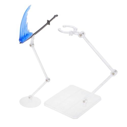 BESPORTBLE 1Satz Verstellbarer Puppenständer Dynamischer Actionfiguren Displayhalter Durchsichtiger Stützständer für Modelle mit Schwertelementen für Sammlungen von BESPORTBLE
