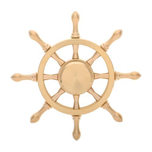BESPORTBLE 1stücke Brass Ship Wheel Decor Rotierendes Aus Hochwertigem Messing Als Tischdekoration Für Wohnzimmer Oder Büro Für -enthusiasten BESPORTBLE 1stücke Brass Ship Wheel Decor Rotierendes Aus Hochwertigem Messing Als Tischdekoration Für Wohnzimmer Oder Büro Für -enthusiasten von BESPORTBLE