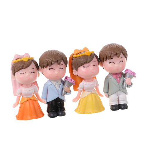 BESPORTBLE 2 Paare Brautpaar Cake Topper Pärchen Hochzeitstorte Deko Romantische Figuren für Hochzeiten Langlebige Tortenaufsätze für Unvergessliche Anlässe Kreative Tischdekorationen DIY BESPORTBLE 2 Paare Brautpaar Cake Topper Pärchen Hochzeitstorte Deko Romantische Figuren für Hochzeiten Langlebige Tortenaufsätze für Unvergessliche Anlässe Kreative Tischdekorationen DIY von BESPORTBLE