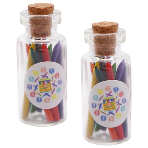 BESPORTBLE 2 Sätze Miniatur Buntstifte im Glasfläschchen Mini Haus Dekoration Farbenfrohe Wachsmalstifte Kreative Puppenhaus Accessoires für DIY Landschaft und Kinderzimmer BESPORTBLE 2 Sätze Miniatur Buntstifte im Glasfläschchen Mini Haus Dekoration Farbenfrohe Wachsmalstifte Kreative Puppenhaus Accessoires für DIY Landschaft und Kinderzimmer von BESPORTBLE