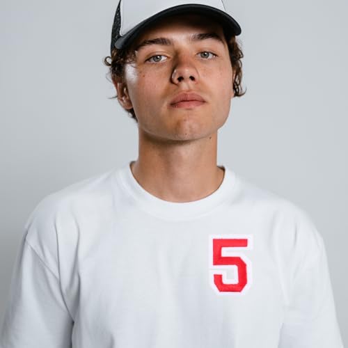 BESPORTBLE 2 Sätze Selbstklebende Zahlenaufkleber Rot für Sporttrikots Fußballshirt DIY Textil Sticker Individuell Anpassbar für Jacken Rucksäcke Helme von BESPORTBLE