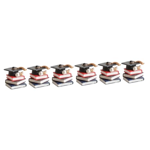 BESPORTBLE 2 Sätze Teiliges Abschlussfeier Tortendekor Doktorhut Und Bücher Cake Toppers Für Feiern Kreative Und Praktische Deko Für Graduation Partys Und Desserts 3 Stück * 2 BESPORTBLE 2 Sätze Teiliges Abschlussfeier Tortendekor Doktorhut Und Bücher Cake Toppers Für Feiern Kreative Und Praktische Deko Für Graduation Partys Und Desserts 3 Stück * 2 von BESPORTBLE