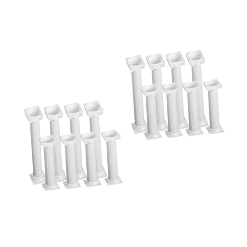 BESPORTBLE 2 Sätze Teiliges Römische Säulen Für Hochzeitstorten Dekorative Kuchenstützen Aus Kunststoff Flexible Diy Optionen Für Stabile Und Kreative Tortendesigns Höhe 8 Stück * 2 BESPORTBLE 2 Sätze Teiliges Römische Säulen Für Hochzeitstorten Dekorative Kuchenstützen Aus Kunststoff Flexible Diy Optionen Für Stabile Und Kreative Tortendesigns Höhe 8 Stück * 2 von BESPORTBLE