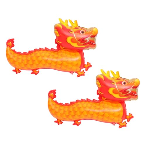 BESPORTBLE 2 Stück Drachenballons für Chinesische Neujahr Luftballons Orange Dekoration für Festlichkeiten und Kindergeburtstage Leicht Aufblasbar für Foto Requisiten BESPORTBLE 2 Stück Drachenballons für Chinesische Neujahr Luftballons Orange Dekoration für Festlichkeiten und Kindergeburtstage Leicht Aufblasbar für Foto Requisiten von BESPORTBLE