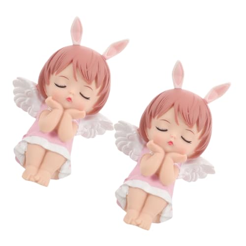 BESPORTBLE 2 Stück Engel Kuchenaufsätze für Kindergeburtstage Niedliche Tortenfiguren aus Vinyl Partydekoration für Mädchen Shower und Feiern Charmante Kuchendekorationen BESPORTBLE 2 Stück Engel Kuchenaufsätze für Kindergeburtstage Niedliche Tortenfiguren aus Vinyl Partydekoration für Mädchen Shower und Feiern Charmante Kuchendekorationen von BESPORTBLE