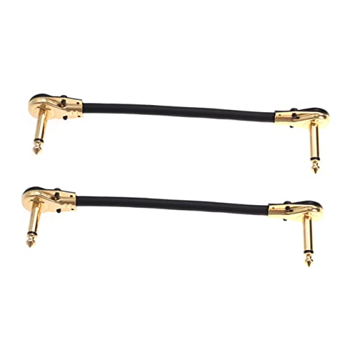 BESPORTBLE 2 Stück Gitarren Effektkabel Goldbeschichtete Verbindung für Gitarre und Audio Geräte Geräuschreduzierung Flexibel und Installieren von BESPORTBLE