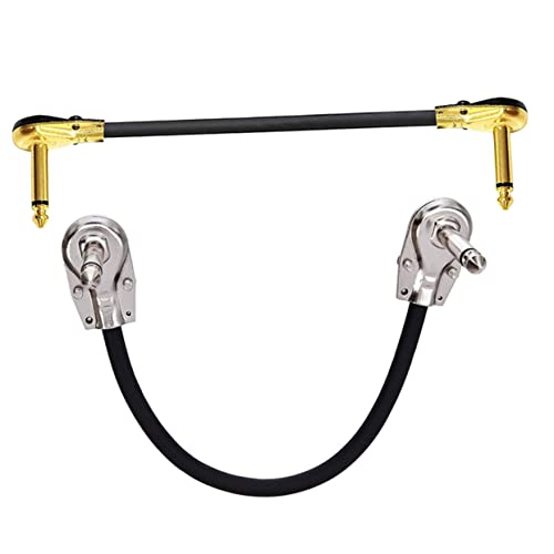 BESPORTBLE 2 Stück Guitar Effector Kabel Flach Patch Kabel für Effektpedale Geräuschloses Design Hochwertige Verbindung für Gitarre und Bass von BESPORTBLE