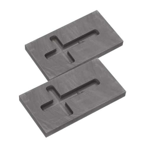 BESPORTBLE 2 Stück Hochtemperatur Graphit Schmelzform für Metallguss Kreuzform für Aluminium Vielseitige Gussform und Barrenform für Verschiedene Schmelzanwendungen BESPORTBLE 2 Stück Hochtemperatur Graphit Schmelzform für Metallguss Kreuzform für Aluminium Vielseitige Gussform und Barrenform für Verschiedene Schmelzanwendungen von BESPORTBLE