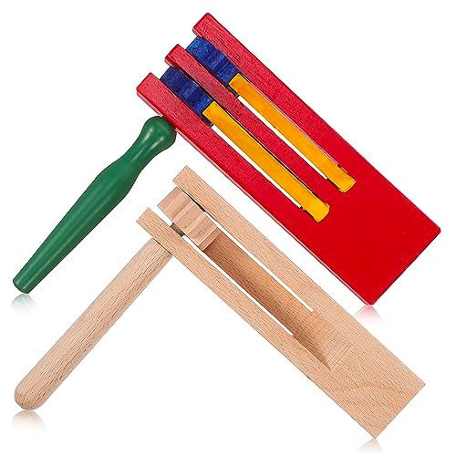 BESPORTBLE 2 Stück Holzratsche Handheld Holz Soundboards mit Natürlicher und Bunter Oberfläche Pädagogisches Musikinstrument für Frühes Lernen Familienmusik und Partyspielzeug BESPORTBLE 2 Stück Holzratsche Handheld Holz Soundboards mit Natürlicher und Bunter Oberfläche Pädagogisches Musikinstrument für Frühes Lernen Familienmusik und Partyspielzeug von BESPORTBLE