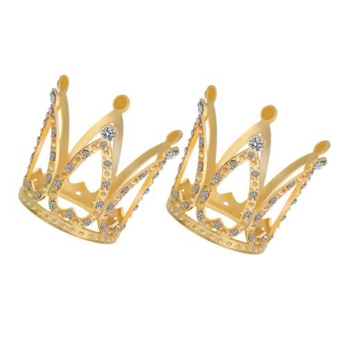 BESPORTBLE 2 Stück Mini Kronen mit Strass für Kuchendekoration und Partyzubehör Dekorative Alloy Krone für Hochzeiten Geburtstagsfeiern und Fotografie Requisiten BESPORTBLE 2 Stück Mini Kronen mit Strass für Kuchendekoration und Partyzubehör Dekorative Alloy Krone für Hochzeiten Geburtstagsfeiern und Fotografie Requisiten von BESPORTBLE