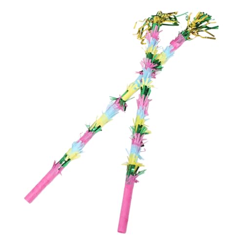 BESPORTBLE 2 Stück Pinata Schläger für Kindergeburtstag Bunte Dekoration für Feste Spaß und Unterhaltung Beim Zerschlagen von Süßigkeiten Pinatas von BESPORTBLE