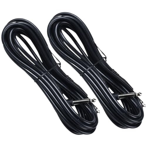 BESPORTBLE 2 Stück Stereo Audio Kabel Geräuscharmes Gitarrenkabel mit Rechtwinkligem Stecker Professionelles Instrumentenkabel für Gitarre und Bass Schwarzes Langlebiges Verbindungskabel BESPORTBLE 2 Stück Stereo Audio Kabel Geräuscharmes Gitarrenkabel mit Rechtwinkligem Stecker Professionelles Instrumentenkabel für Gitarre und Bass Schwarzes Langlebiges Verbindungskabel von BESPORTBLE