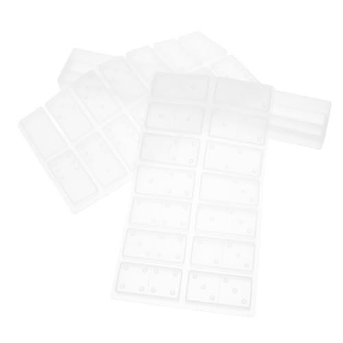 BESPORTBLE 2 Stück Teiliges Domino Regal Silikonform Langlebig Leicht zu Reinigen für Epoxidharz DIY Organizer Halter Multifunktional für Dominosteine Schmuck und Kleine Gegenstände von BESPORTBLE