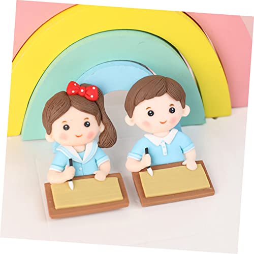 BESPORTBLE 2 Stück Teiliges Graduation Cupcake Topper Kleine Tortendeko für Schulabschluss Leichte Cake Ornament Dekoration für Party Back To School und Festlichkeiten von BESPORTBLE