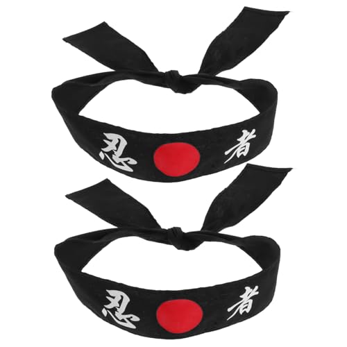 BESPORTBLE 2 Stück Verstellbares Stirnband für Sushi Kostümpartys Martial Arts Training Dekorationen BESPORTBLE 2 Stück Verstellbares Stirnband für Sushi Kostümpartys Martial Arts Training Dekorationen von BESPORTBLE