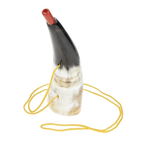 BESPORTBLE 2 Stück Viking Trinkhorn Simulation Horn Modell Tragbares Naturhorn Trompeten Geräuschemacher für Party und Sportfeiern von BESPORTBLE